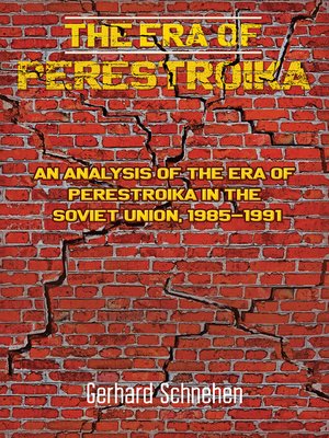 cover image of The Era of Perestroika